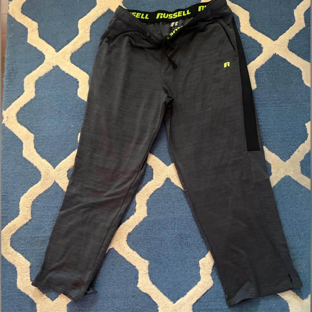 Athletic Sweatpants/Joggers w/Neon Accents